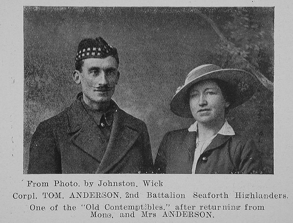 Anderson T Cpl 2nd Seaforth Highlanders The Sword Of The North Highland Memories Of The Great War - Dugald MacEchern