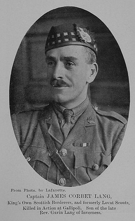 Lang J C Captain 1st King's Own Scottish Borderers The Sword Of The North Highland Memories Of The Great War - Dugald MacEchern
