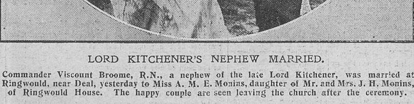 Broome Viscount Commander Royal Navy Part 2 The Graphic 12th Sep 1916