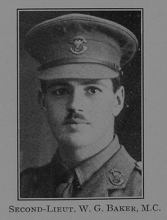 Baker W G 2nd Lt MC Somerset Light Infantry