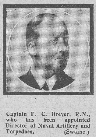 Dreyer F C Captain Royal Navy The Graphic 3rd July 1918