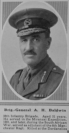 Baldwin A H Brig Gen General Staff The Sphere 18th Sep 1915
