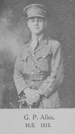 Allen G P 2nd Lt 4th Queens Royal West Surrey Regiment