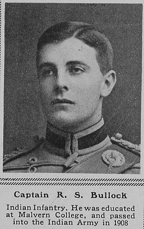 Bullock R S Captain Indian Army The Sphere 5th May 1917
