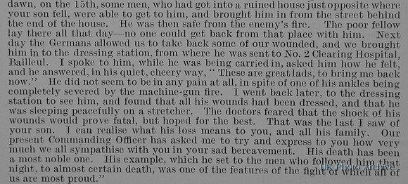 Wookey F M 2nd Lt 1st Royal Irish Regiment Obit Part 3 De Ruvignys RollOf Honour Vol 1