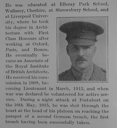 Adams L K Lt 7th Kings Liverpool Regiment Obit Part 2 The Bond Of Sacrifice Vol 2