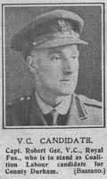 Gee R Captain VC 2nd Royal Fusiliers The Graphic 20th Nov 1918