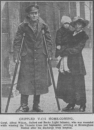Wilcox A Cpl VC 4th Oxford Bucks Light Infanry The Graphic 21st Dec 1918