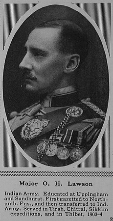 Lawson O H Major Indian Army The Sphere 16th Sep 1916