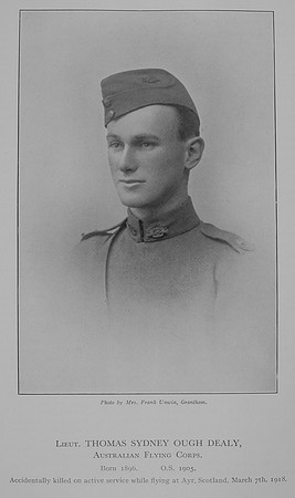 Dealy T S O Lt Australian Flying Corps
