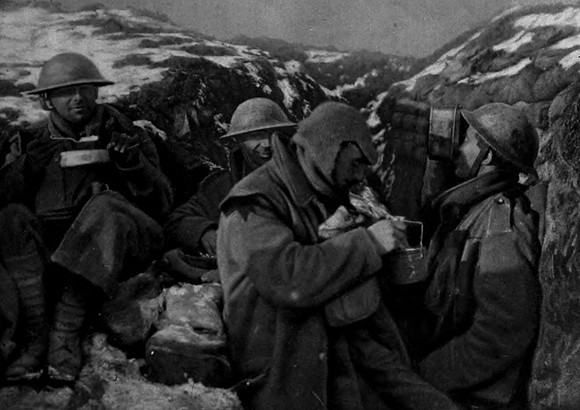 A Meal In The Front Line Trench