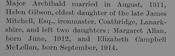 Archibald W Major Royal Engineers Obit Part 3The Bond Of Sacrifice Vol 2