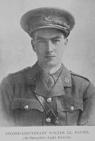 Davies W L 2ndLt 7th Shropshire Light Infantry