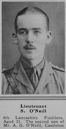 ONeill S Lt 6th Lancashire Fusiliers The Sphere 31st Jul 1915