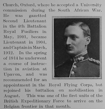 Attwood A F Captain 4th Royal Fusiliers Obit Part 2 The Bond Of Sacrifice Vol 1