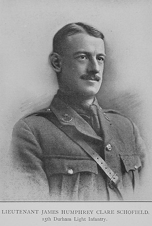 Schofield J H C Lt 15th Durham Light Infantry