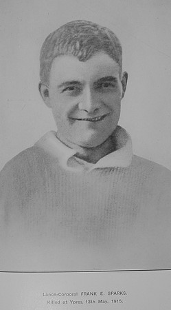 Sparks F E LCpl 8380 5th London Regiment