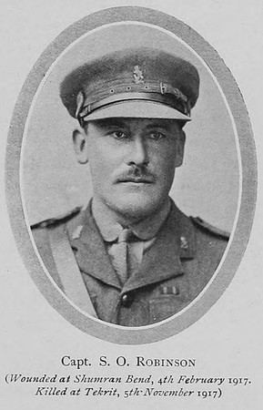 Robinson S O Captain 13th Hussars The 13th Hussars In The Great War