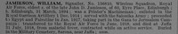 Jamieson W Sig 136810 Royal Air Force Obit De Ruvignys Roll Of Honour Vol 4