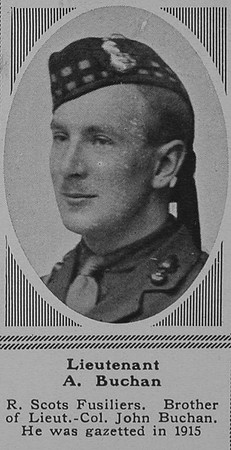 Buchan A Lt 6th R Scots Fusiliers The Sphere 19th May 1917