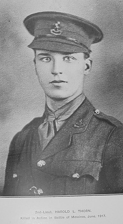 Thorn H L 2nd Lt 20th London Regiment