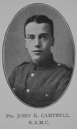 Campbell J K Pte Royal Army Medical Corps