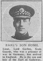 Garlies Lt Lord Scots Guards The Graphic 17th Dec 1918