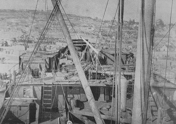 The River Clyde As She Lay Beached On The Gallipoli Peninsula