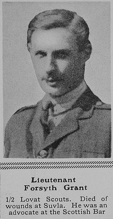 Forsyth-Grant I Lt Lovat Scouts The Sphere 12th Feb 1916