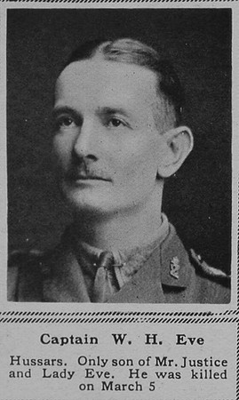 Eve W H Captain 13th Hussars The Sphere 28th Apr 1917