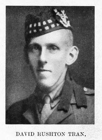 Tran D R nd Lt Seaforth Highlanders  St Andrews University Roll Of Honour