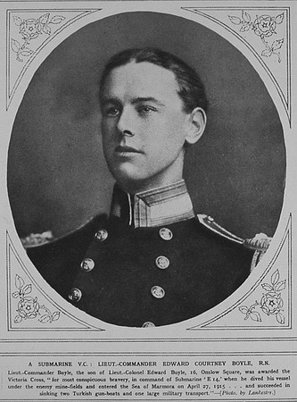 Boyle E C Lt Comm VC Sub E14 Royal Navy