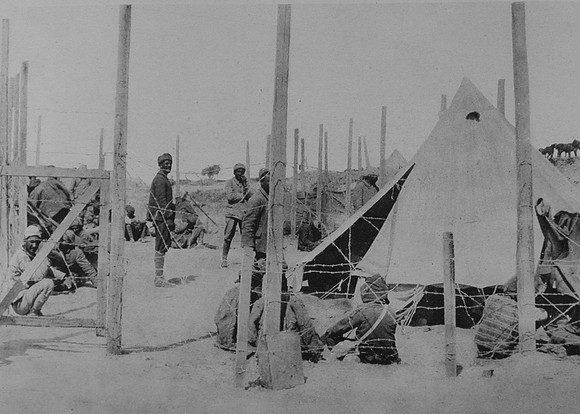 Turkish Prisoners On Cape Helles