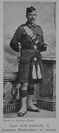 Manson T Piper 43rd Canadian Infantry The Sword Of The North Highland Memories Of The Great War - Dugald MacEchern