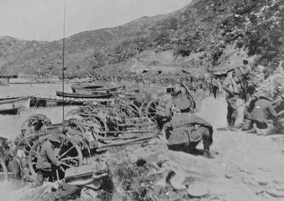 Australian And New Zealand Troops At Gaba Tepe