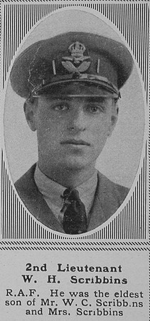 Scribbins W H 2nd Lt RNAS The Sphere 23rd Nov 1918