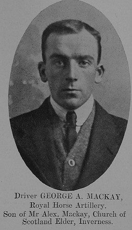 MacKay G A Dvr Royal Horse Artillery The Sword Of The North Highland Memories Of The Great War - Dugald MacEchern