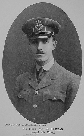 Durran W D 2nd Lt Royal Air Force The Sword Of The North Highland Memories Of The Great War - Dugald MacEchern