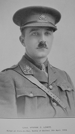 Lowry V C Lt 5th East Surrey Regiment