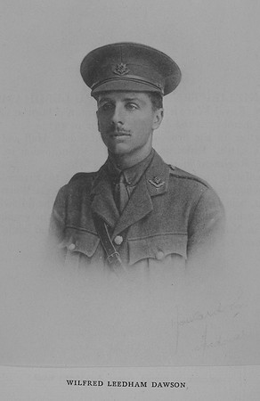Dawson W L 2nd Lt 6th Royal Warwickshire Regiment