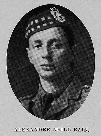 Bain A N Lt 10th Gordon Highlanders