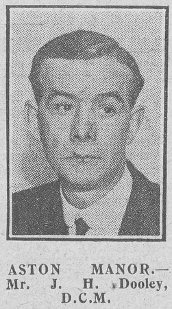 Dooley J H Pte DCM 2nd Royal Warwickshire Regiment The Graphic 14th Dec 1918