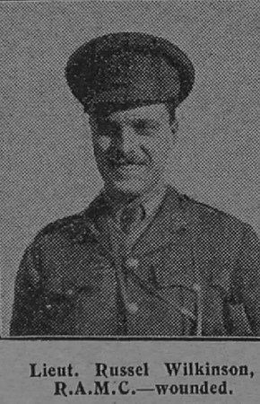 Wilkinson R Lt Royal Army Medical Corps The Graphic 5th July 1915