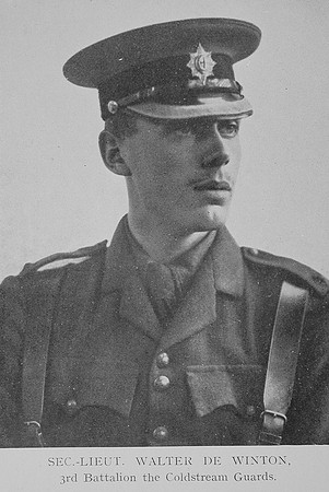 De Winton W 2nd Lt 3rd Coldstream Guards