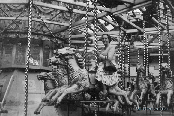 Carousel At Blackpool 1950