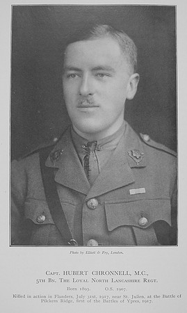 Chronnell H Captain MC Loyal North Lancs Regiment