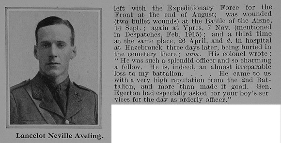 Aveling L N Lt 1st Connaught Rangers Obit Part 2