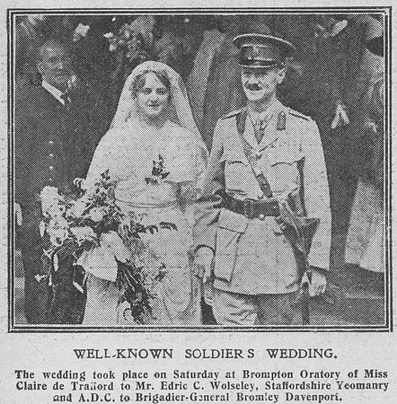 Wolseley E C Lt Staffordshire Yeomanry The Graphic 21st Aug 1916