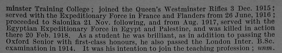 Streeton B A A Rfn 552236 16th London Regiment Obit Part 2 De Ruvignys Roll Of Honour Vol 4