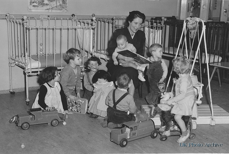 The Children At Kingsway Creche 1950s